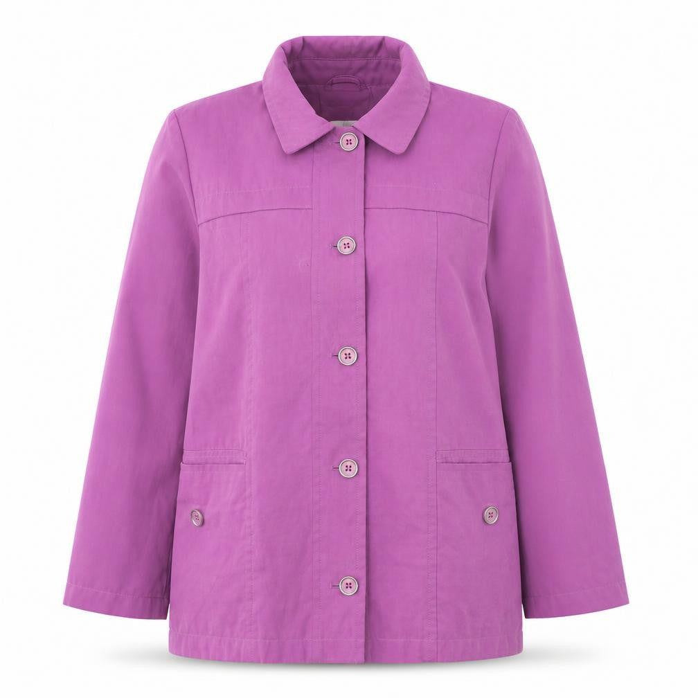 Womens UK Size 14 EWM Pink Trench Coat