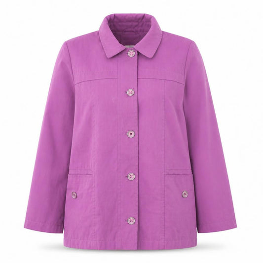 Womens UK Size 14 EWM Pink Trench Coat