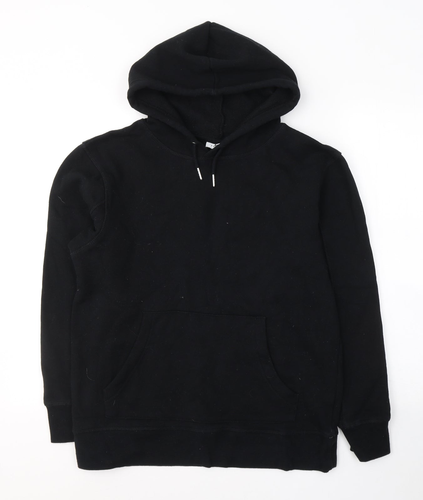 Topshop Womens Black  Polyester Pullover Hoodie Size XS  Pullover