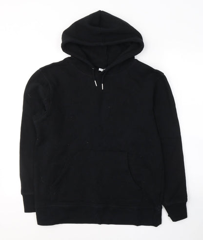 Topshop Womens Black  Polyester Pullover Hoodie Size XS  Pullover