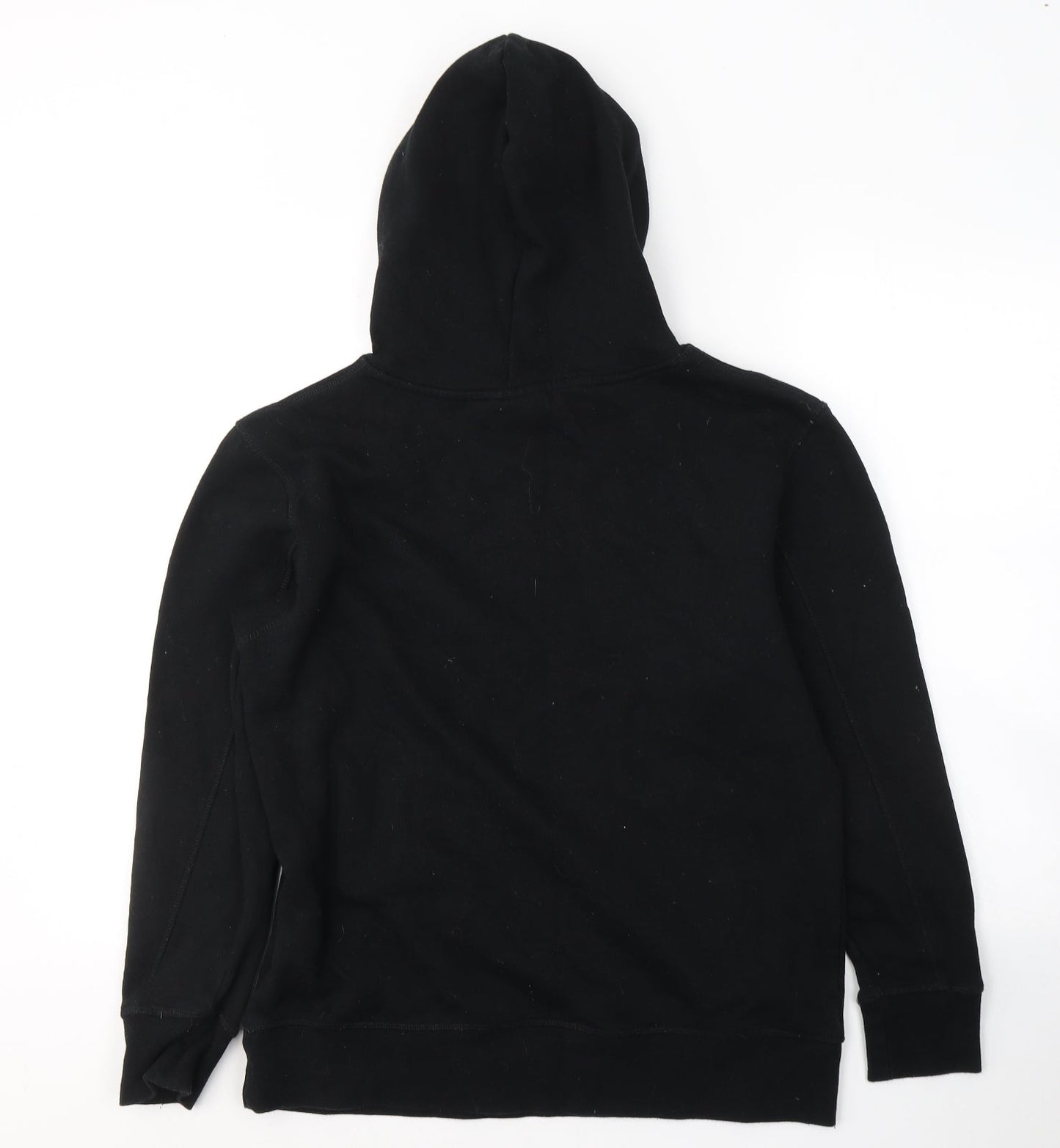 Topshop Womens Black  Polyester Pullover Hoodie Size XS  Pullover