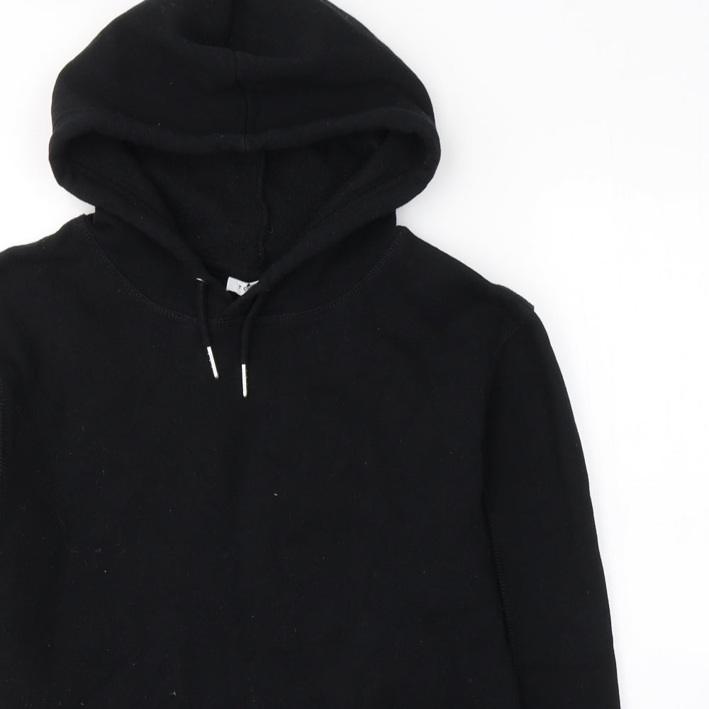 Topshop Womens Black  Polyester Pullover Hoodie Size XS  Pullover