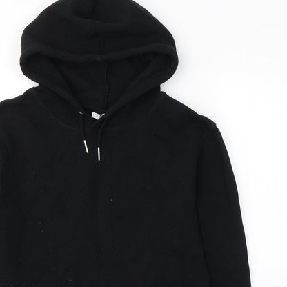 Topshop Womens Black  Polyester Pullover Hoodie Size XS  Pullover