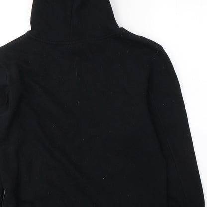 Topshop Womens Black  Polyester Pullover Hoodie Size XS  Pullover