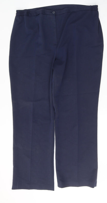 Womens UK Size 18 Gerard Regular Fit  Blue Trousers