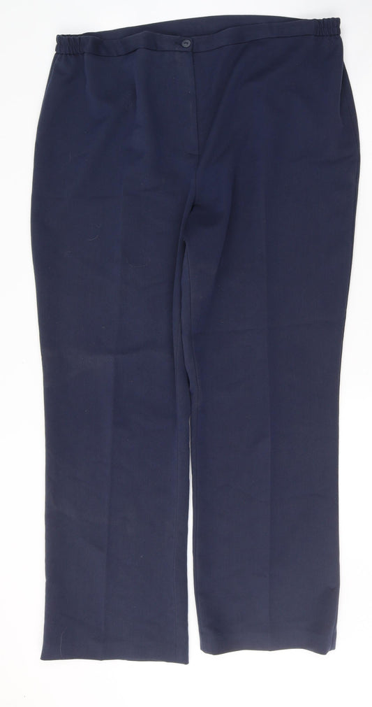 Womens UK Size 18 Gerard Regular Fit  Blue Trousers