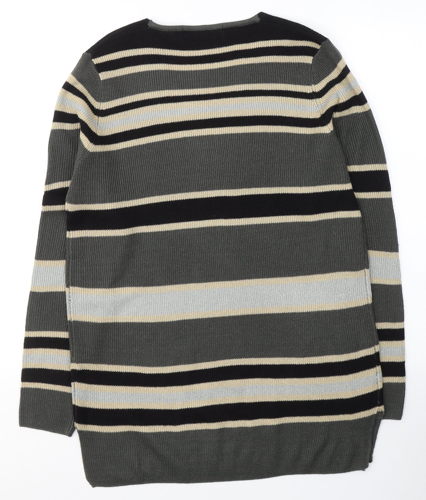Womens UK Size M Isle Grey Pullover Jumper