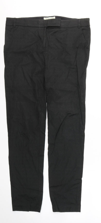 Womens UK Size 10 NEXT Regular Fit  Black Trousers