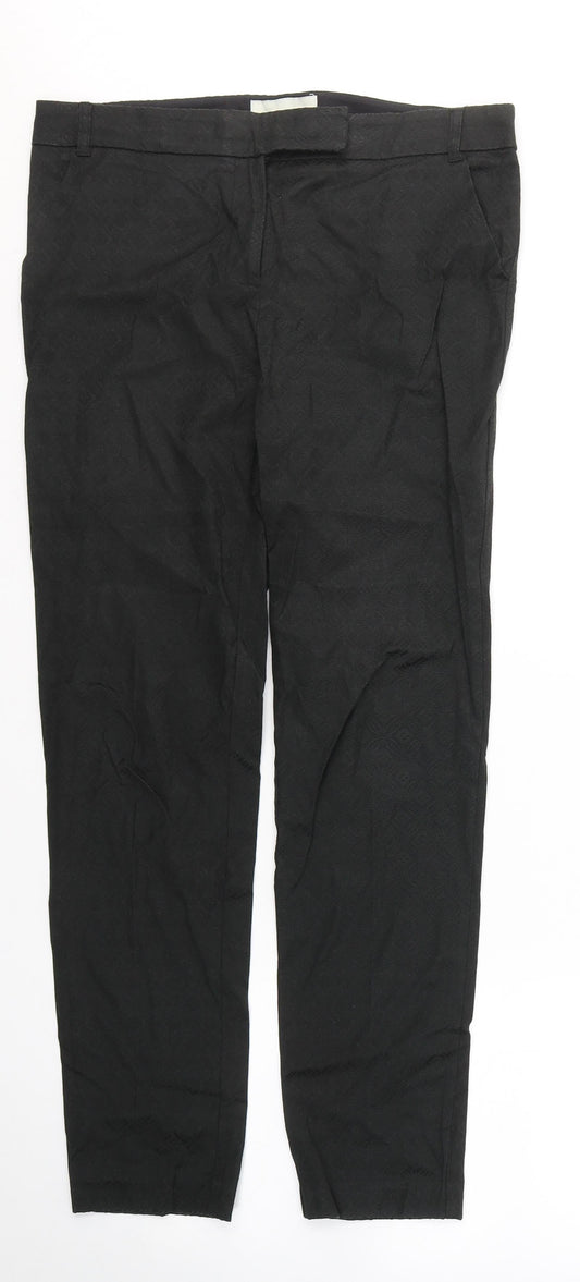 Womens UK Size 10 NEXT Regular Fit  Black Trousers