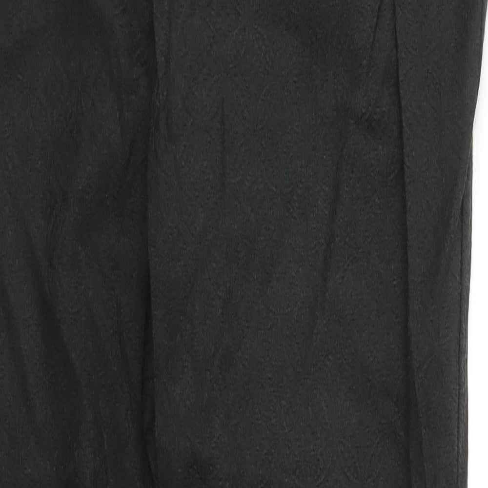 Womens UK Size 10 NEXT Regular Fit  Black Trousers