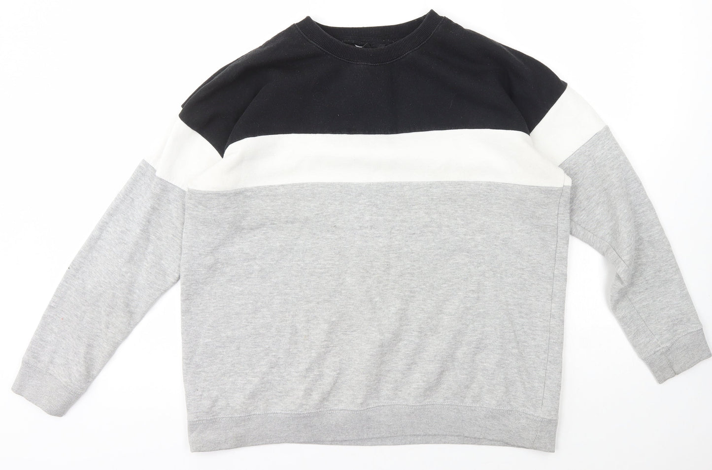 Womens UK Size M New Look Grey Pullover Jumper