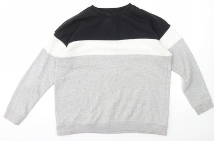Womens UK Size M New Look Grey Pullover Jumper