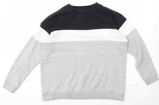 Womens UK Size M New Look Grey Pullover Jumper