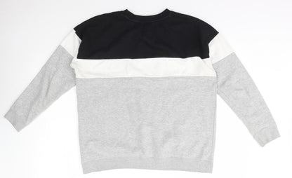 Womens UK Size M New Look Grey Pullover Jumper