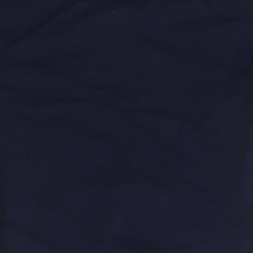 JHK Boys Blue Geometric Cotton Basic T-Shirt Size 2 Years Crew Neck Pullover
