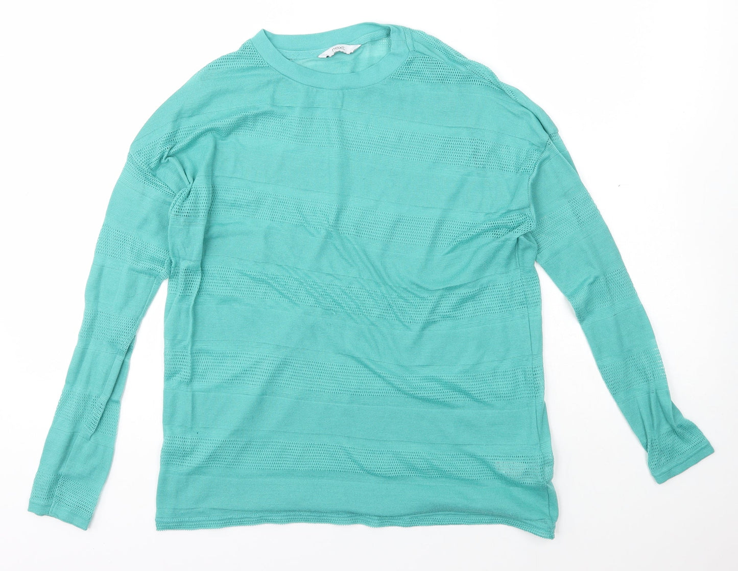 Womens UK Size 10 NEXT Green Pullover Jumper