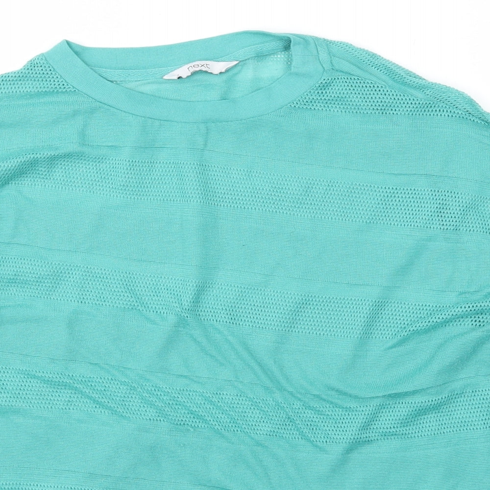 Womens UK Size 10 NEXT Green Pullover Jumper