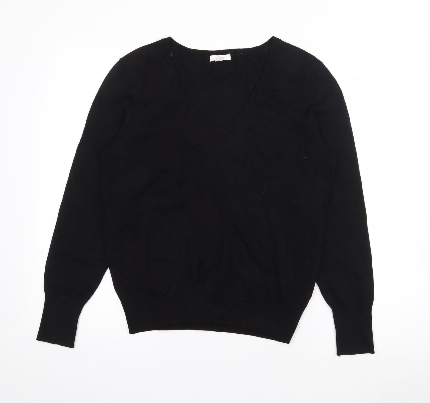 Womens UK Size M H&M Black Pullover Jumper