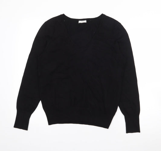 Womens UK Size M H&M Black Pullover Jumper