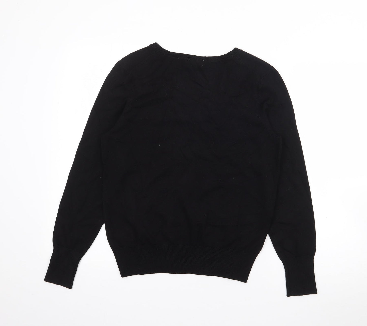 Womens UK Size M H&M Black Pullover Jumper