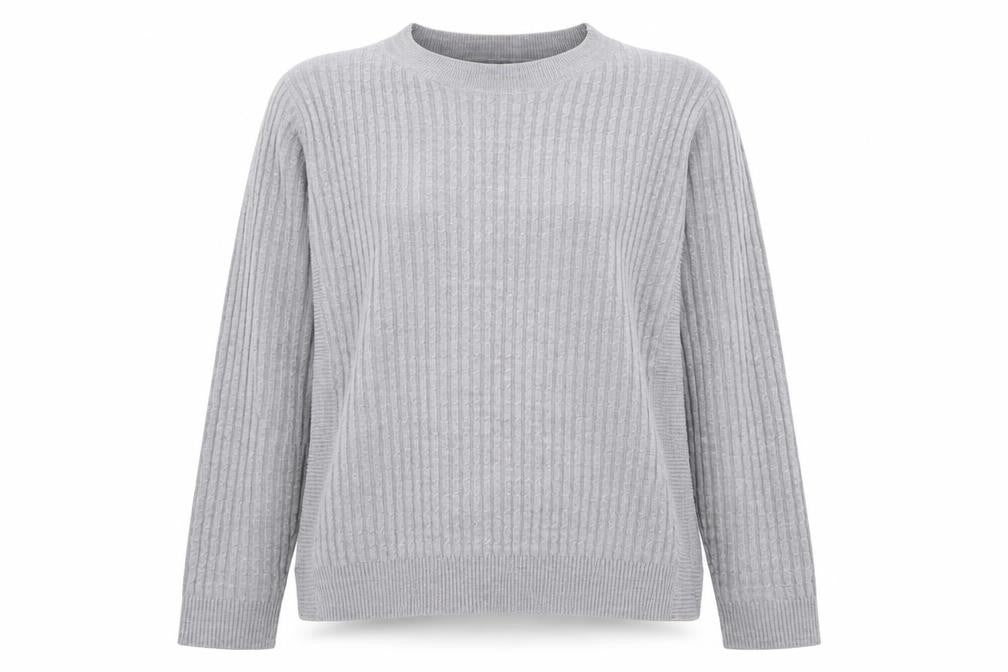 Womens UK Size 16 Papaya Grey Pullover Jumper