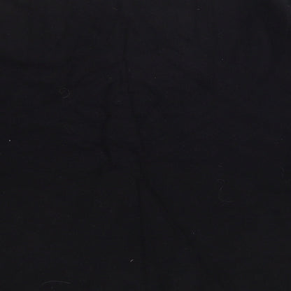 New Look Womens Black Boat Neck  Viscose Pullover Jumper Size L