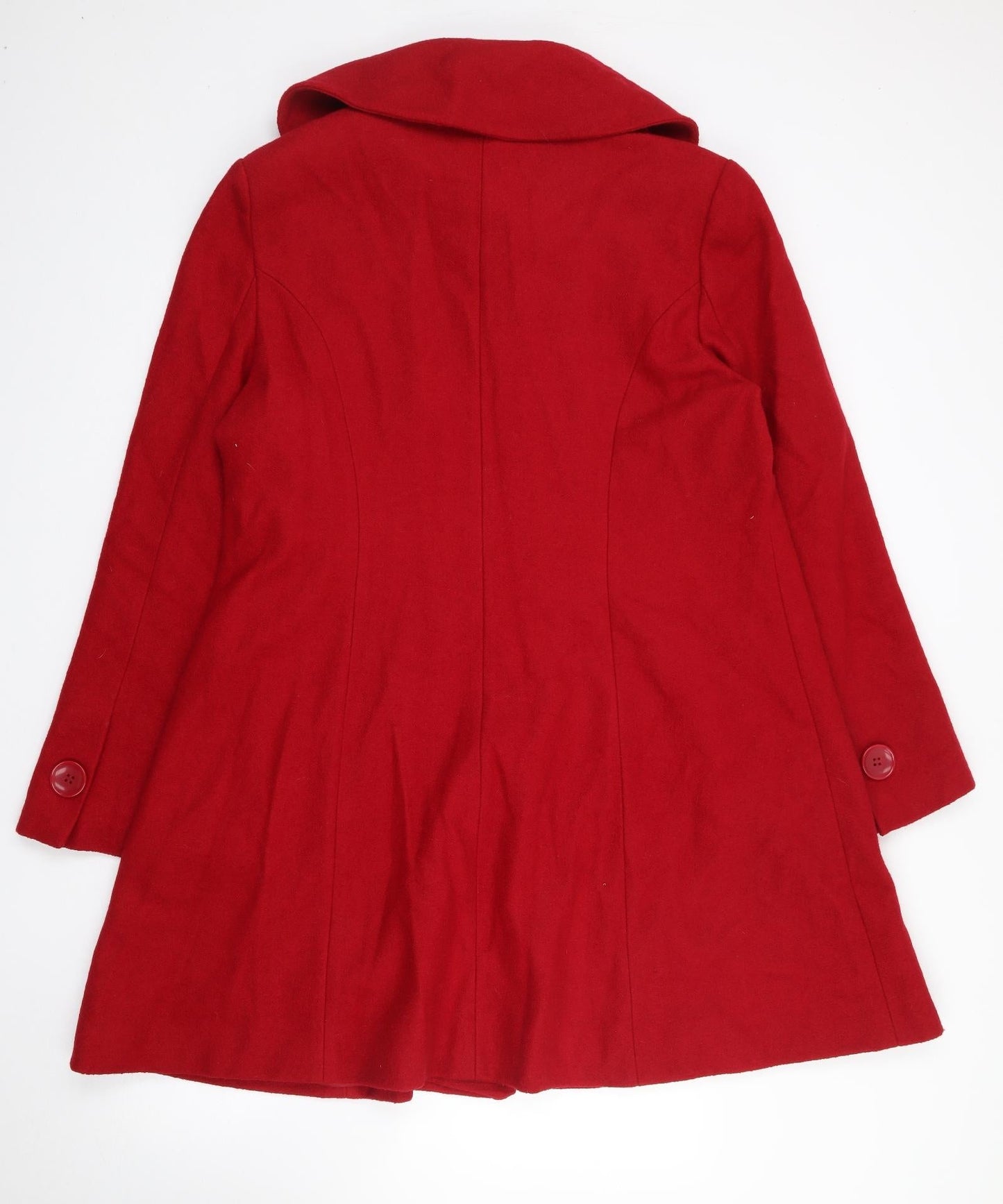 Womens UK Size 20 BHS Red Overcoat