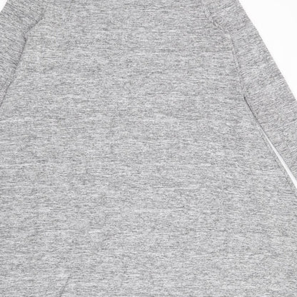 Glamorous Womens Grey  Polyester Jumper Dress  Size 8  Crew Neck