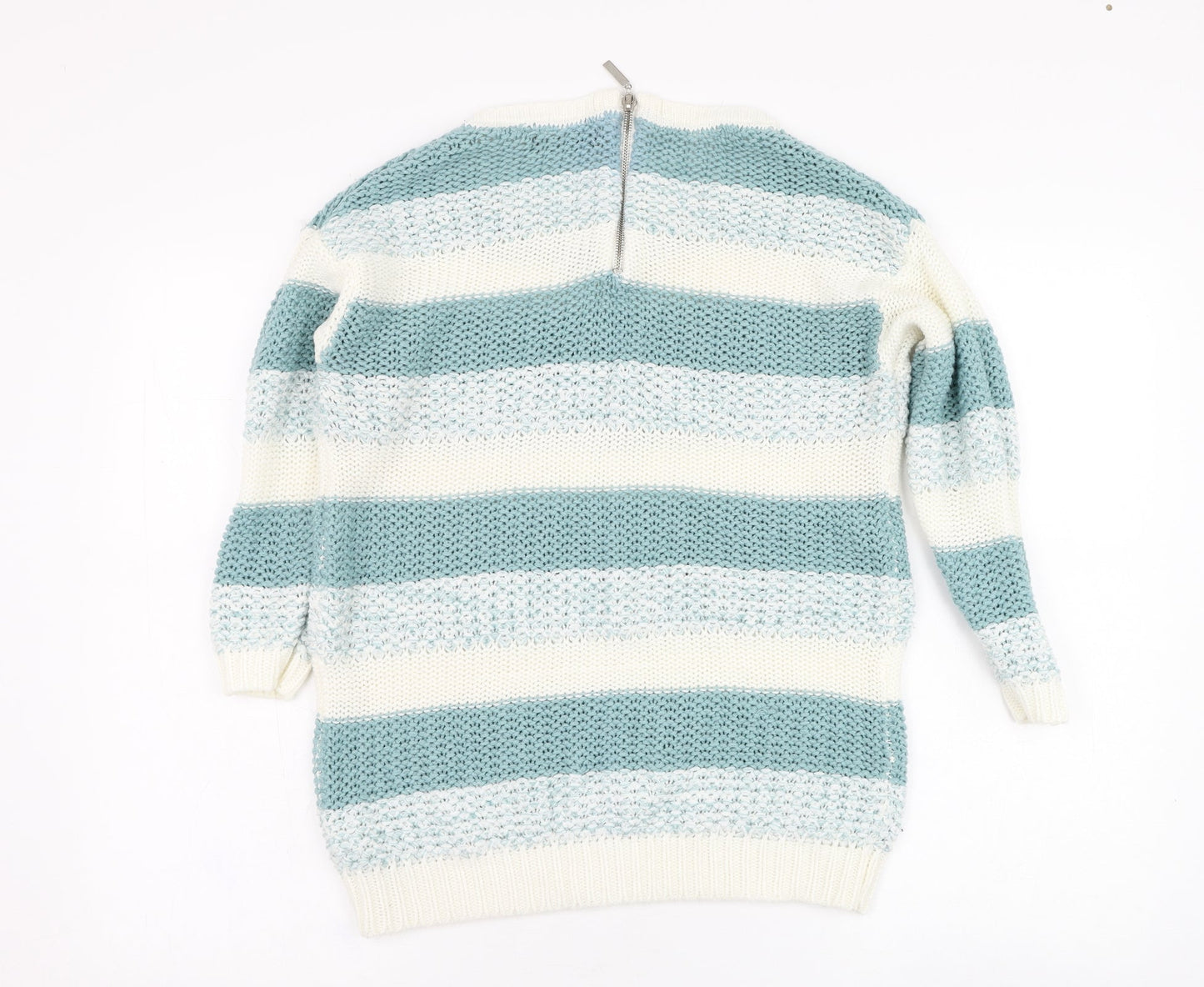 Womens UK Size XS BM Blue Pullover Jumper