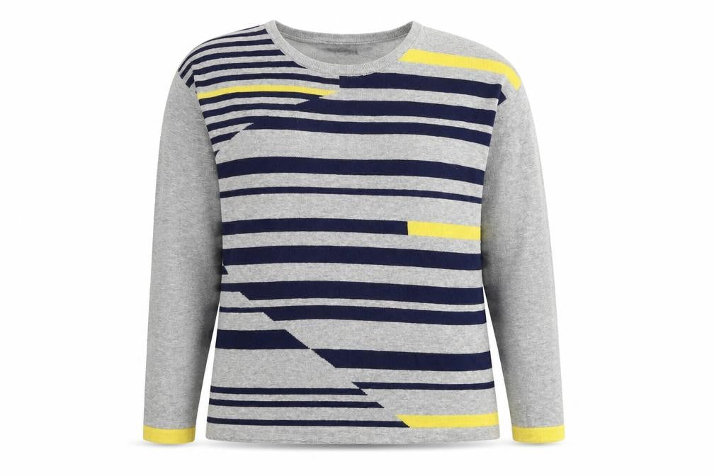 Womens UK Size L Alexara Grey Pullover Jumper