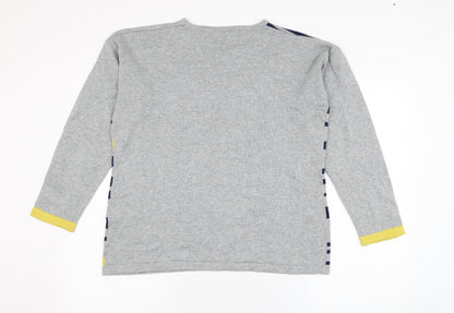 Womens UK Size L Alexara Grey Pullover Jumper
