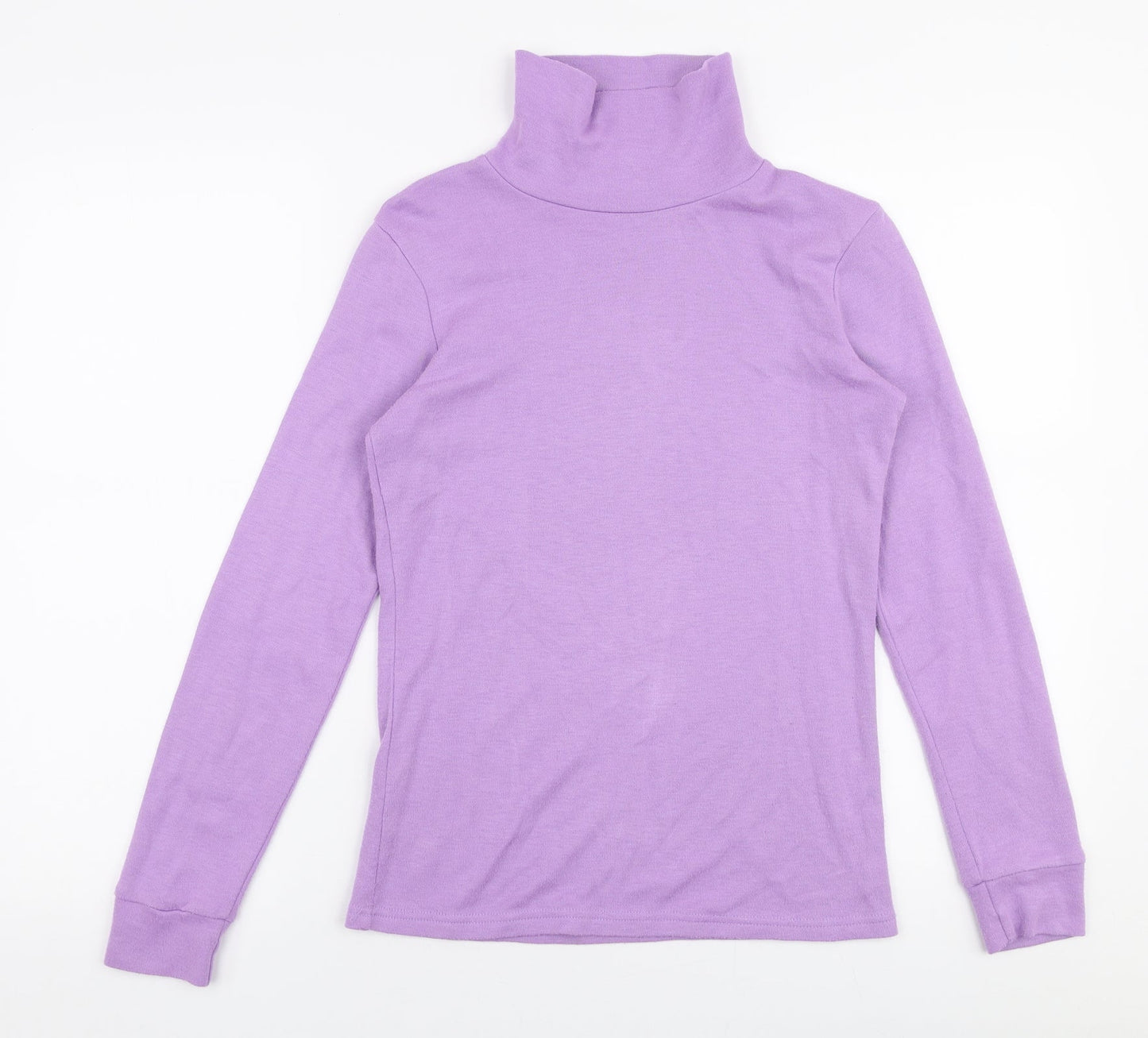 Womens UK Size 12 Afibel Purple Jersey T-Shirt
