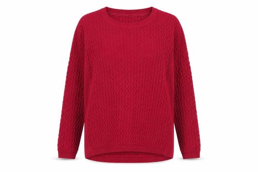 Womens UK Size M Isle Pink Pullover Jumper