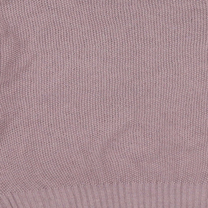 SheIn Womens Purple Boat Neck  Polyester Pullover Jumper Size L