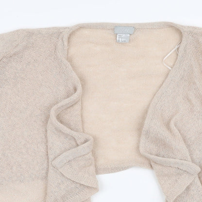 Womens UK Size S H&M Beige Cardigan Jumper
