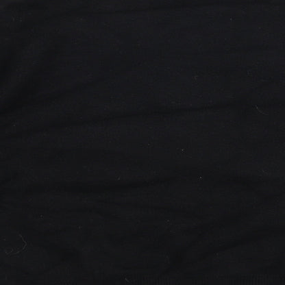 Primark Womens Black High Neck  Viscose Pullover Jumper Size M