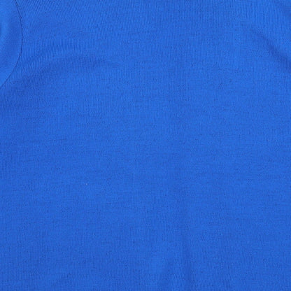Womens UK Size L Impressions Blue Cardigan Jumper
