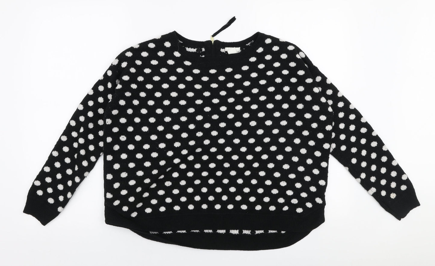 Womens UK Size S H&M Black Pullover Jumper