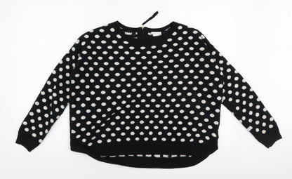 Womens UK Size S H&M Black Pullover Jumper