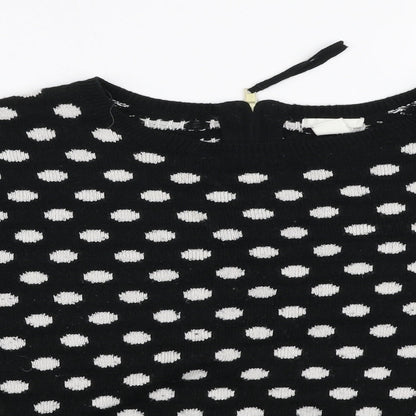 Womens UK Size S H&M Black Pullover Jumper
