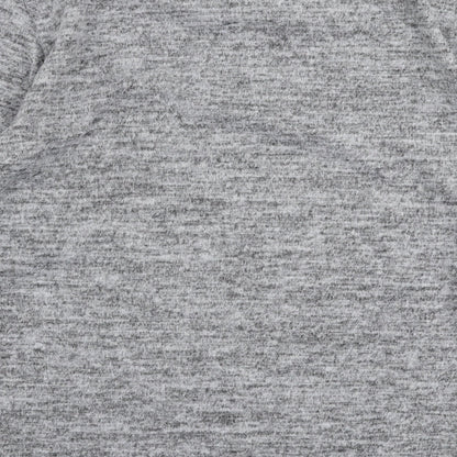 Brave Soul Mens Grey Round Neck  Polyester Pullover Jumper Size L