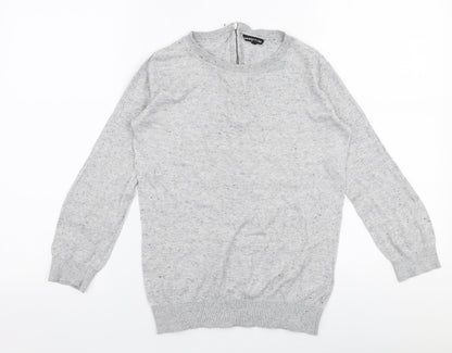 Womens UK Size 6 Warehouse Grey Pullover Jumper