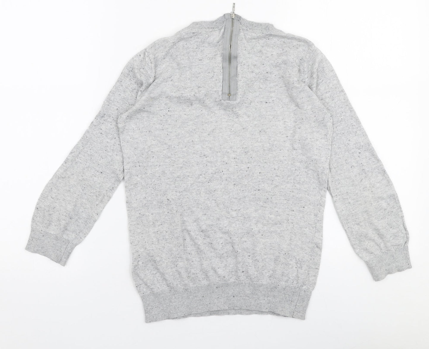 Womens UK Size 6 Warehouse Grey Pullover Jumper
