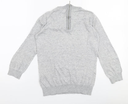 Womens UK Size 6 Warehouse Grey Pullover Jumper