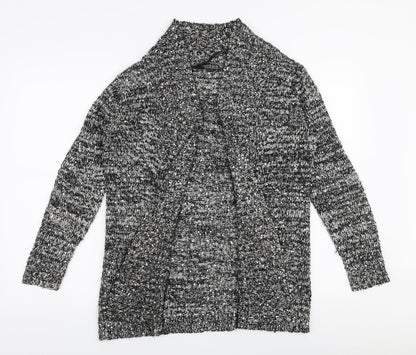 Atmosphere Womens Silver V-Neck  Polyester Cardigan Jumper Size 10