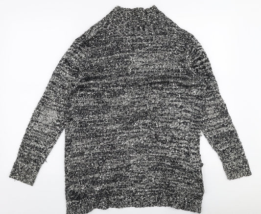 Atmosphere Womens Silver V-Neck  Polyester Cardigan Jumper Size 10