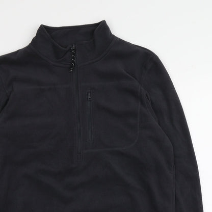 Crane Womens Grey  100% Polyester Pullover Hoodie Size M