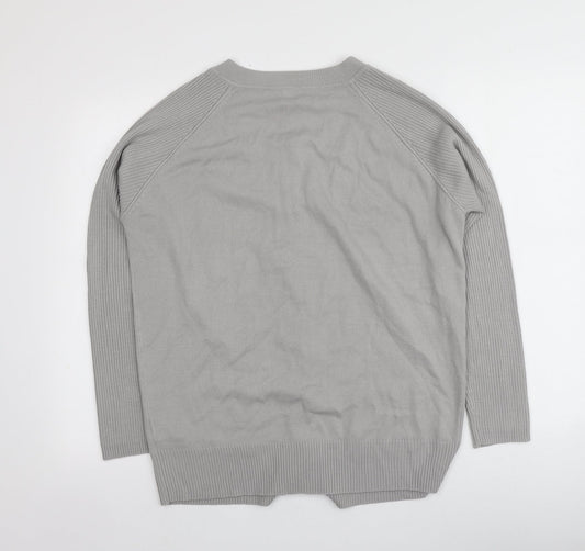 Womens UK Size 12 Marisota Grey Cardigan Jumper