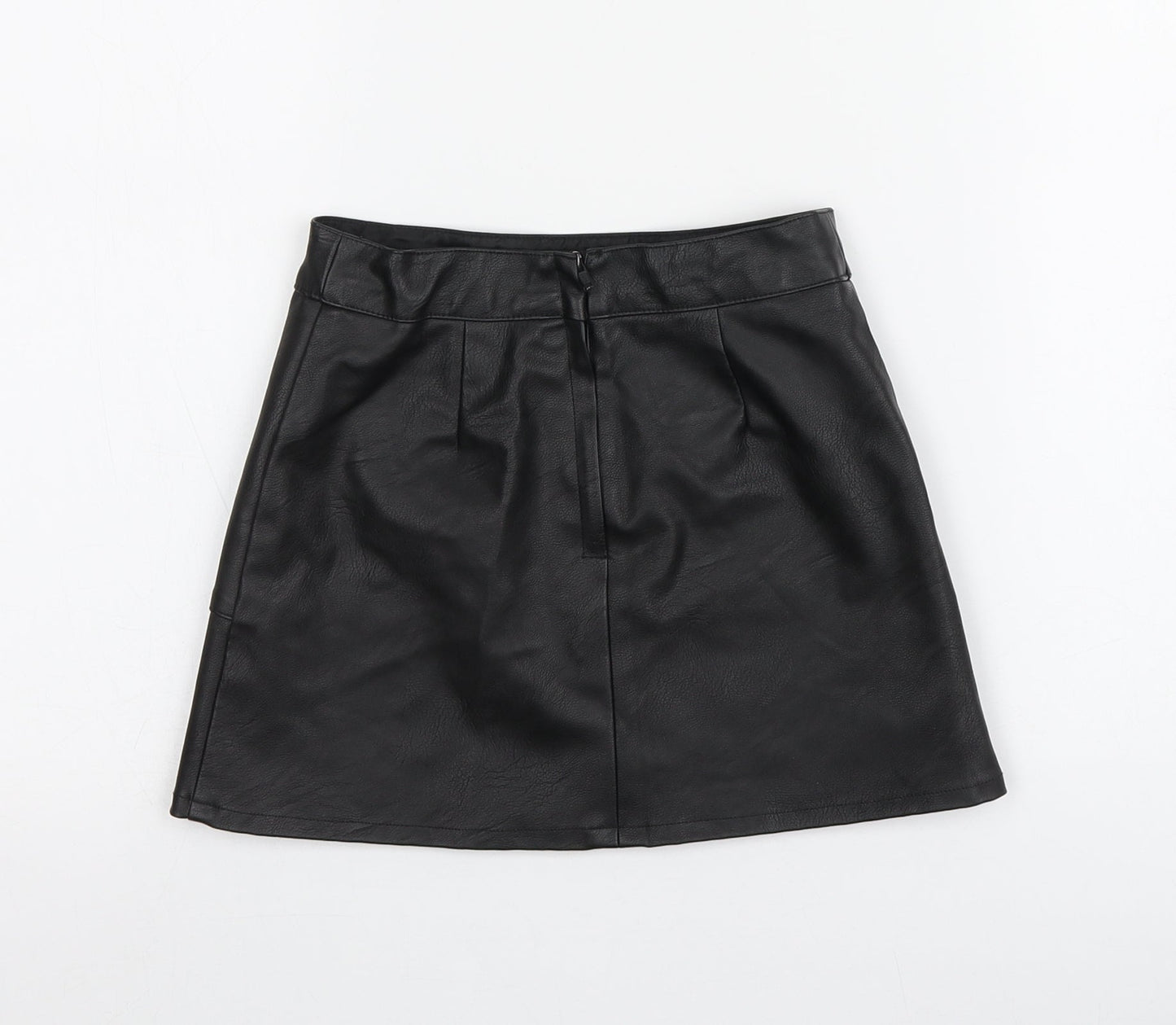 George Girls Black  100% Polyester Mini Skirt Size 5-6 Years  Regular