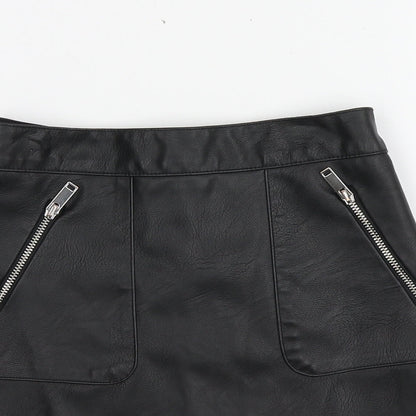 George Girls Black  100% Polyester Mini Skirt Size 5-6 Years  Regular
